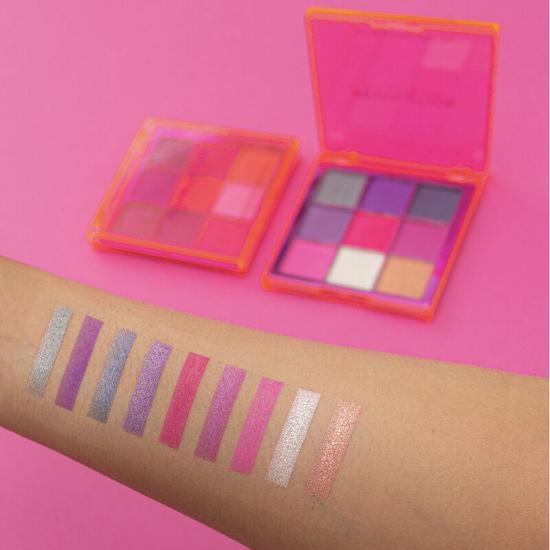 Revolution Viva Neon Eyeshadow Palette Party Vibes