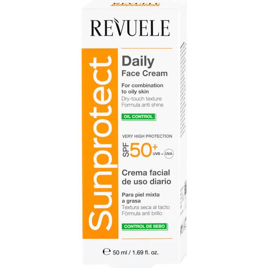 Revuele Sun Protect SPF 50 Plus Oil Control Daily Face Cream 50ml