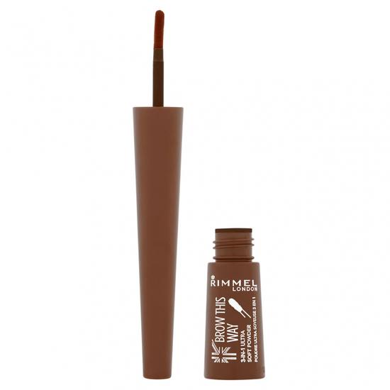 Rimmel Brow This Way Filling Powder Dark Brown