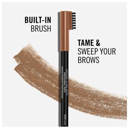 Rimmel Brow This Way Professional Brow Pencil 001 Dark Brown