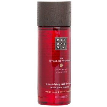 Rituals The Ritual Of Ayurveda Nourishing Rich Body Oil Indian Rose & Sweet Almond Oil