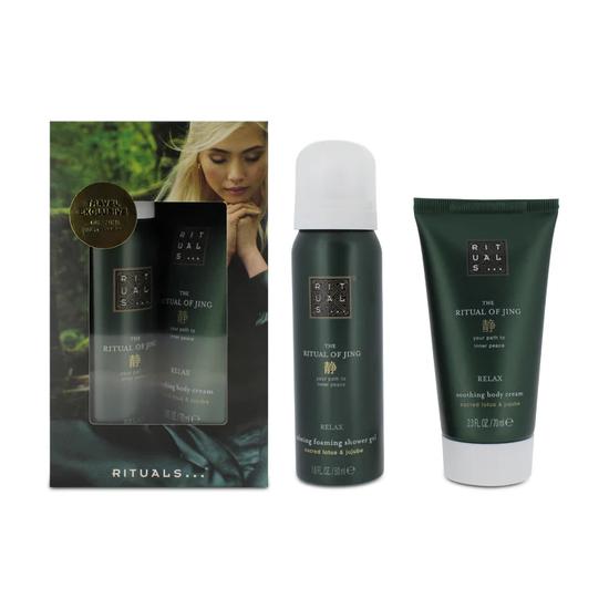 Rituals The Ritual Of Jing Shower Gel 50ml Body Cream 70ml Set