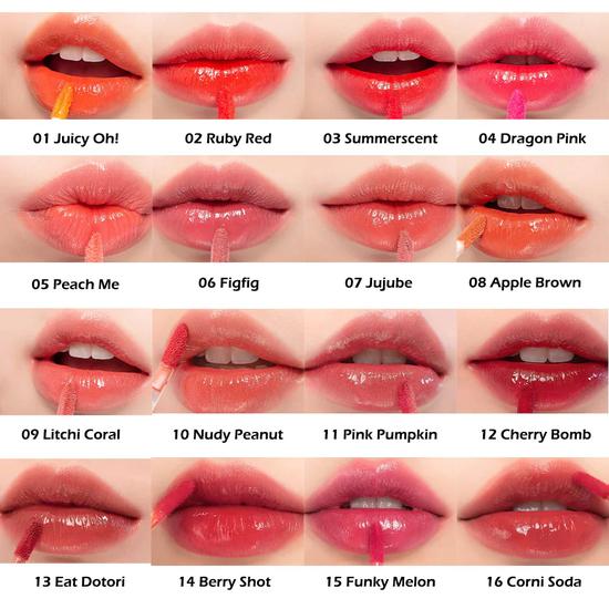 Rom&nd Romand Juicy Lasting Tint 16 Colours 28 Bare Fig