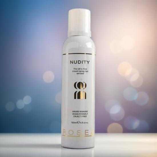 Rose & Caramel Nudity Clear & Golden Tanning Aerosol 150ml