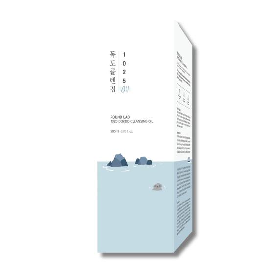 Round Lab 1025 Dokdo Cleansing Oil Alcohol-Free Blackhead Removal Unscented 200ml