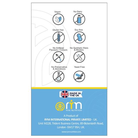 RYM Nutrition Focus & Memory Capsules 60 Capsules
