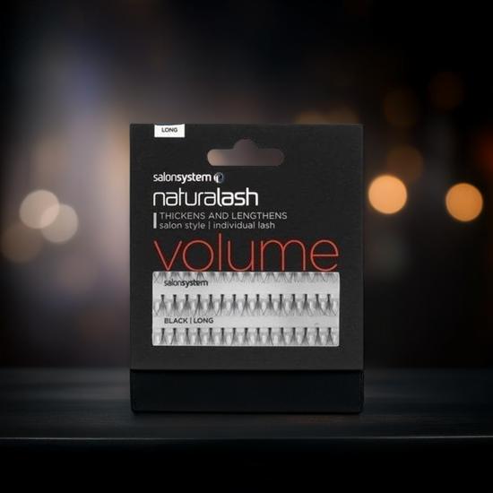 Salon System Individual Lashes Black Long