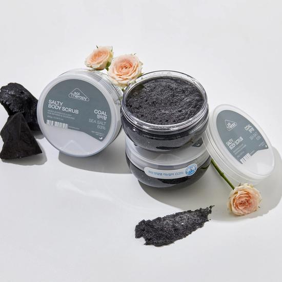 Saltherapy Salty Coal Body Scrub 300g