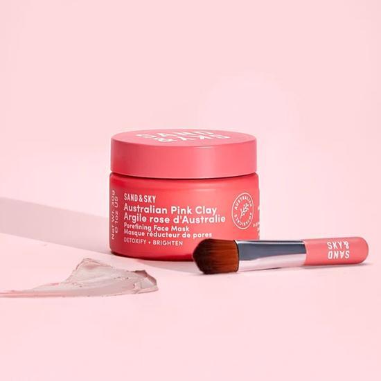 Sand & Sky Australian Pink Clay Porefining Face Mask 60g