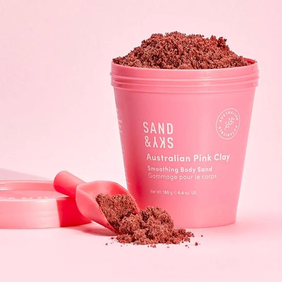 Sand & Sky Australian Pink Clay Smoothing Body Sand 180ml
