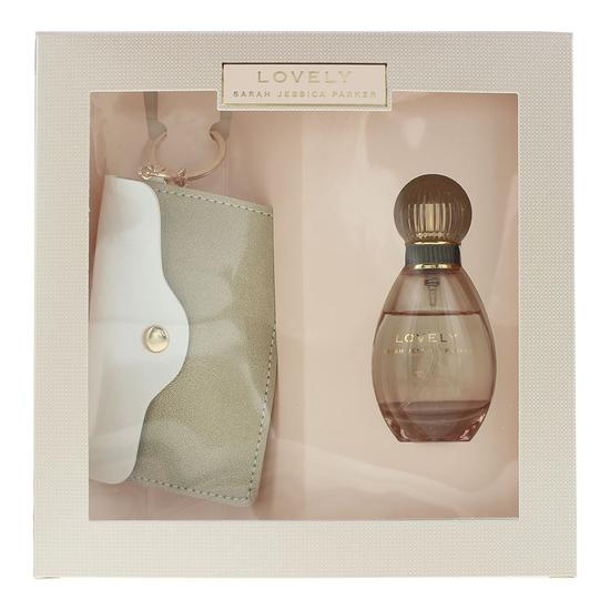 Sarah Jessica Parker Lovely Eau De Parfum + Gold Purse Key Ring 30ml