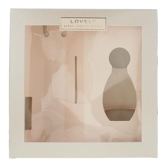 Sarah Jessica Parker Lovely Eau De Parfum + Gold Purse Key Ring 30ml