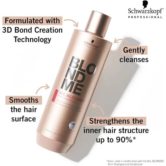 Schwarzkopf All Blondes Rich Shampoo 300ml