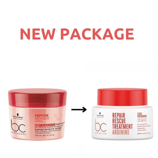 Schwarzkopf BC Bonacure Repair Rescue Arginine Treatment Mask 200ml