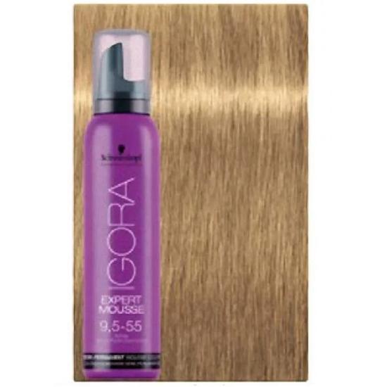 Schwarzkopf Igora Expert Mousse Semi Permanent Mousse 100ml / 7-65 Medium Blonde Chocolate Gold