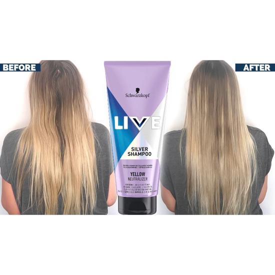 Schwarzkopf Live Anti-Yellow Silver Shampoo 200ml