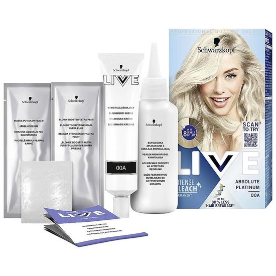 Schwarzkopf Live Colour Intense Permanent Colour 00a Absolute Platinum