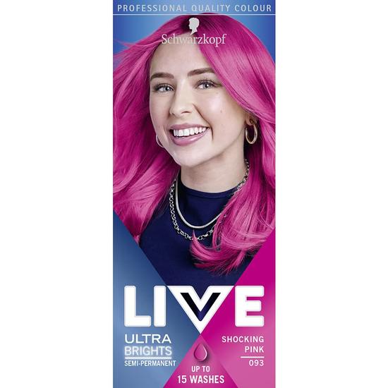 Schwarzkopf Live Colour XXL Ultra Brights Semi Permanent Colour 93 Shocking Pink