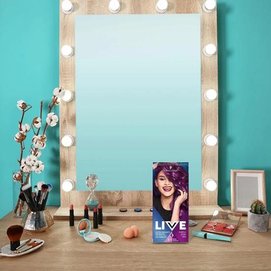 Schwarzkopf LIVE Purple Punk Semi-Permanent Hair Dye, Ultra Brights 094