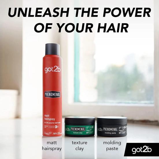 Schwarzkopf Mens Matte Hairspray With High Hold 200ml