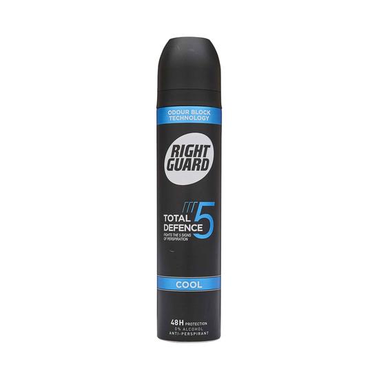 Schwarzkopf Right Guard Total Defence 5 Cool Anti Perspirant Deodorant 250ml