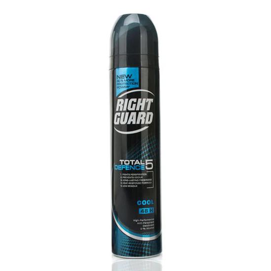 Schwarzkopf Right Guard Total Defence 5 Cool Anti Perspirant Deodorant 250ml