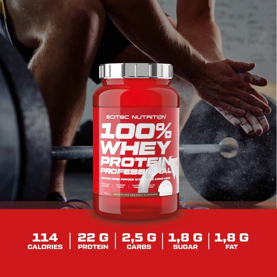 Scitec Nutrition 100% Whey Professional Protein Powder Strawberry