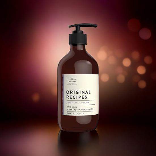 Scottish Fine Soaps Original Recipes Geranium & Lavender Hand Wash 500ml