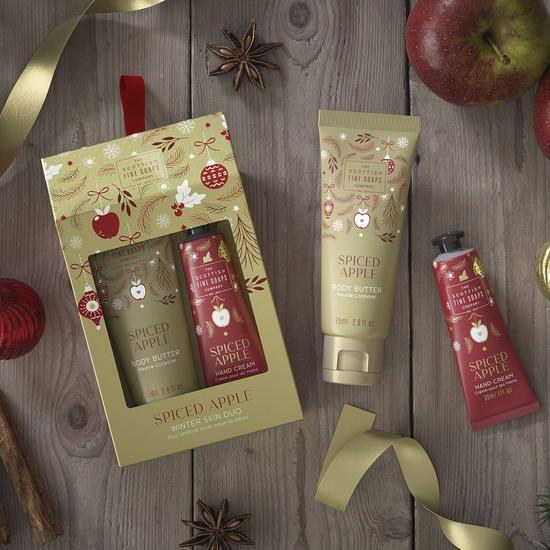 Scottish Fine Soaps Spiced Apple Winter Skin Duo