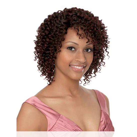 Sensationnel Premium Plus Human Hair Cork Screw Weaving 10 / 1B/BGT