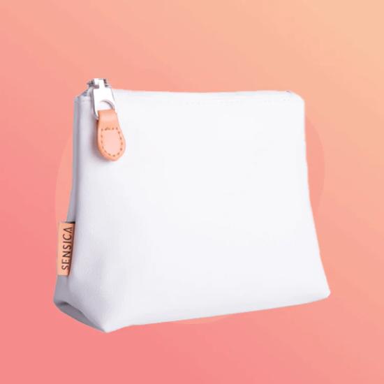 Sensica Luxury White Cosmetic Bag
