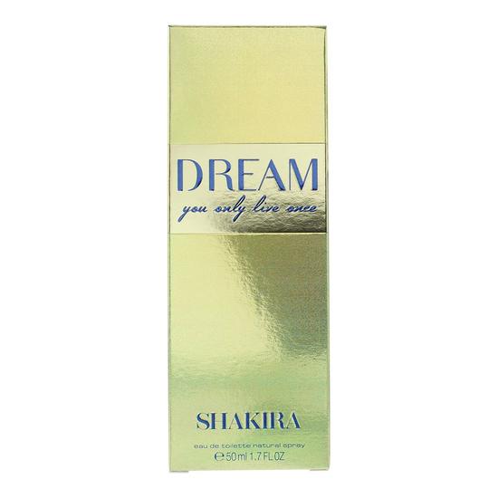 Shakira Dream You Only Live Once Eau De Toilette 50ml
