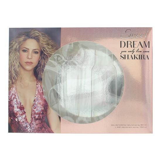 Shakira Sweet Dream Eau De Toilette 80ml + Deodorant Spray 150ml Gift Set 80ml