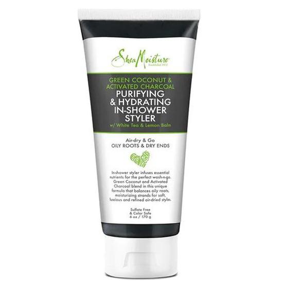 Shea Moisture Coconut & Charcoal Purifying & Hydrating In Shower Styler 170g