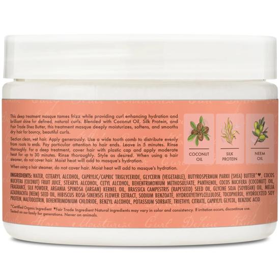 Shea Moisture Coconut & Hibiscus Curl & Shine Hair Masque 12oz