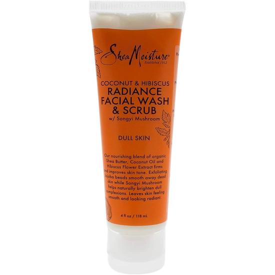 Shea Moisture Coconut & Hibiscus Facial Wash & Scrub 118ml