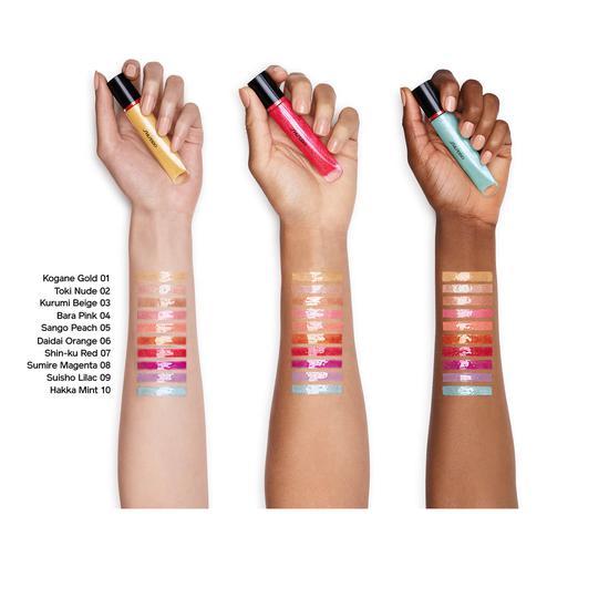 Shiseido Shimmer Gelgloss Kurumi Beige