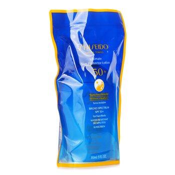 Shiseido Ultimate Sun Protector Lotion SPF 50+ Sunscreen For Face & Body 150ml