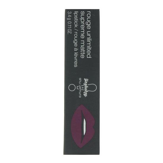 Shu Uemura Art of Hair Rouge Unlimited Supreme Matte Yazbukey Powder Blue Lipstick 3.4g