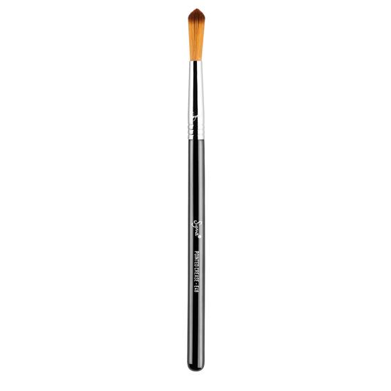 Sigma Beauty E48 Pointed Crease Brush Black & Chrome