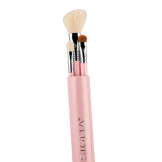 Sigma Beauty ESSENTIAL TRIO BRUSH SET Black