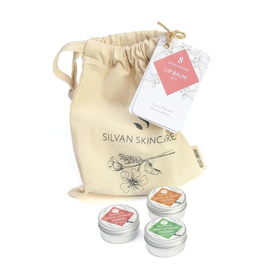 Silvan Skincare Lip Balm Trio