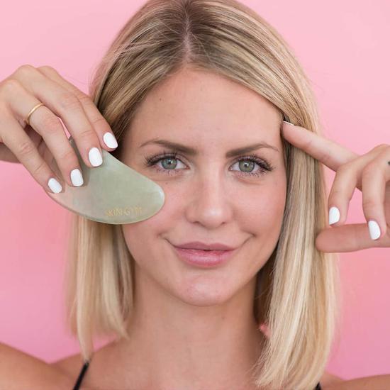 Skin Gym Jade Gua Sha Crystal Beauty Tool