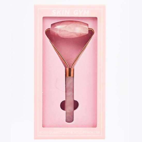 Skin Gym Rose Quartz Beauty Lift Roller For Face Neck & Body