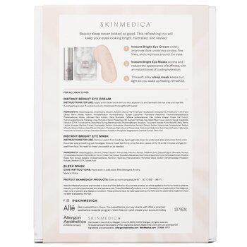 Skin Medica Instant Bright Eye Essentials Set: Instant Bright Eye Cream + Instant Bright Eye Masks + Sleep Mask 1pc 3pc