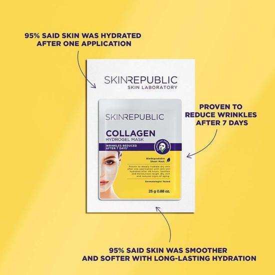 Skin Republic Collagen Hydrogel Face Sheet Mask 25g