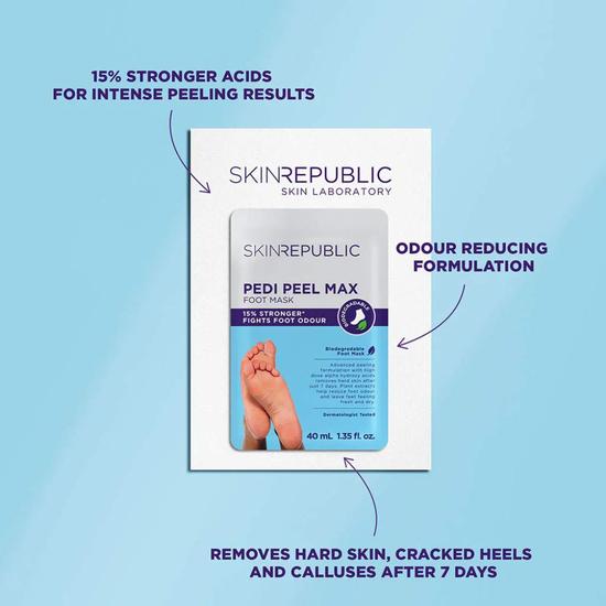 Skin Republic Foot Pedi Peel Max Mask 40ml