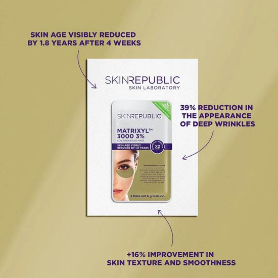 Skin Republic Matrixyl 3000 3% Eye Masks 2 Pairs