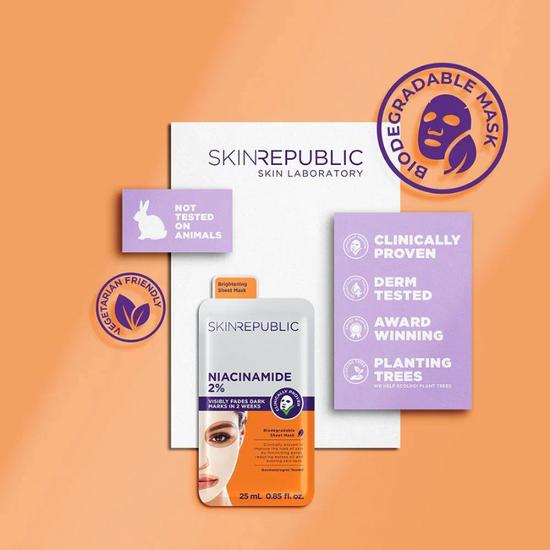 Skin Republic Niacinamide 2% Face Sheet Mask 25ml
