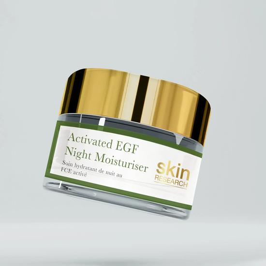 Skin Research Activated EGF Night Moisturiser Twin Value Savings Pack 50ml